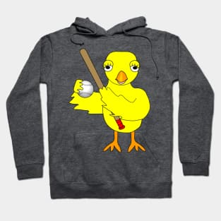 Softball Baseball Chick Hoodie